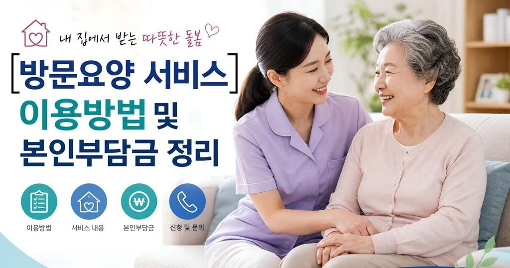 2026 노인장기요양보험 방문요양 서비스 이용방법 및 본인부담금 가이드 대표 이미지