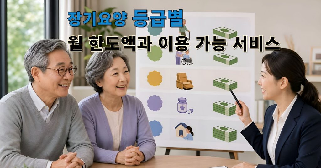 장기요양 등급별 월 한도액과 이용가능 서비스 안내
