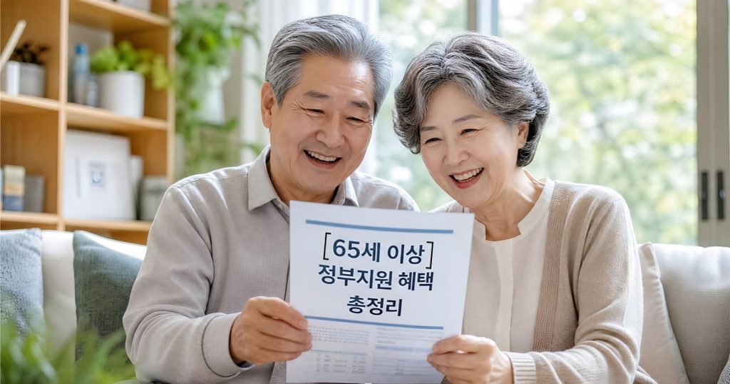 2026년 65세 이상 혜택 총정리(정부 지원 복지) 대표 이미지